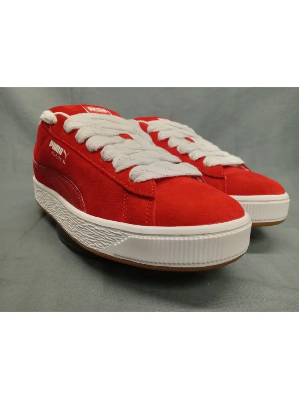 Puma XL Holiday Glitz JR (GS) 401805 01 Red White Silve Girls Size 6 NEW NO BOX!